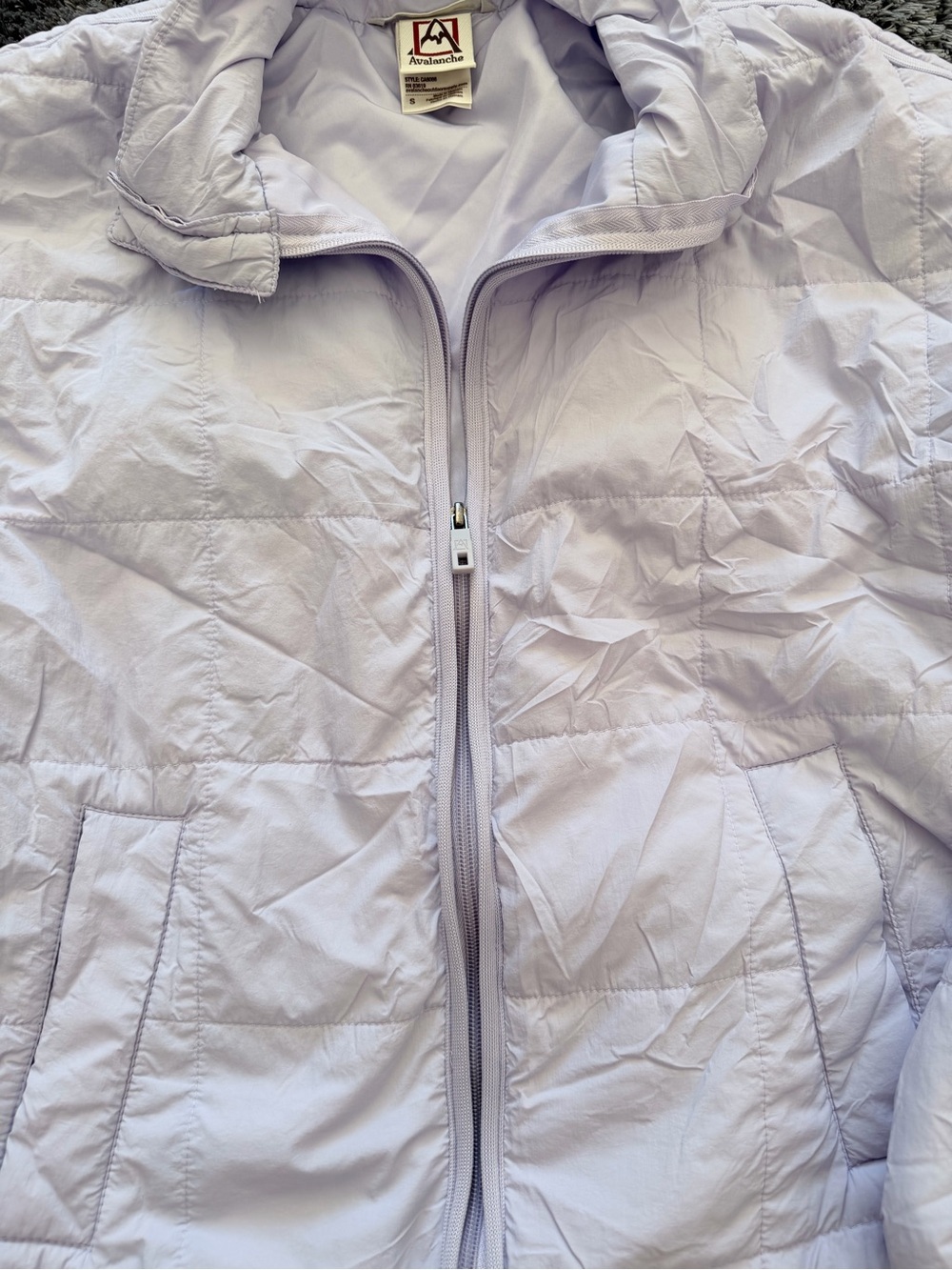 Avalanche Light Lavender Quilted Puffer Jacket - Picture 4 of 5